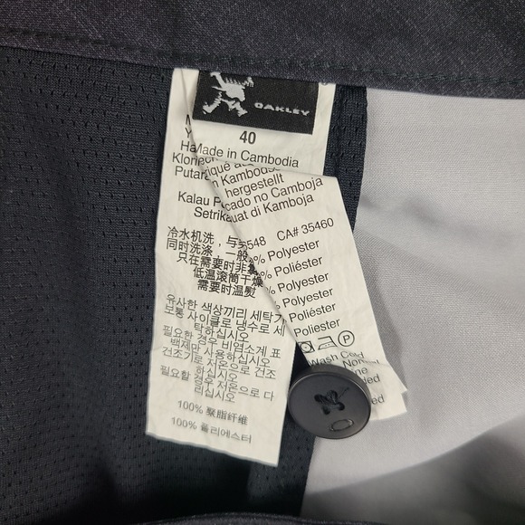 Oakley Shorts Mens 40 Black 10" Inseam Casual Performance Golf Chino - Picture 10 of 15
